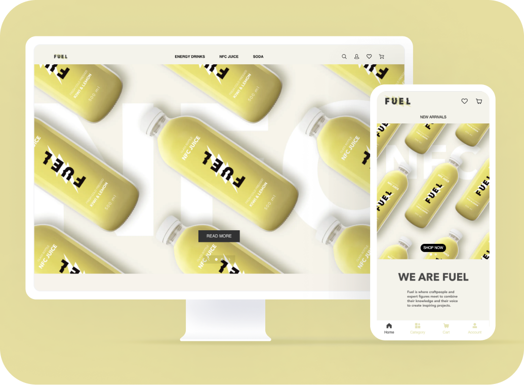 模板推薦 | 年輕跳躍的FUEL 主題，多角度展示、動(dòng)效視覺一絕！