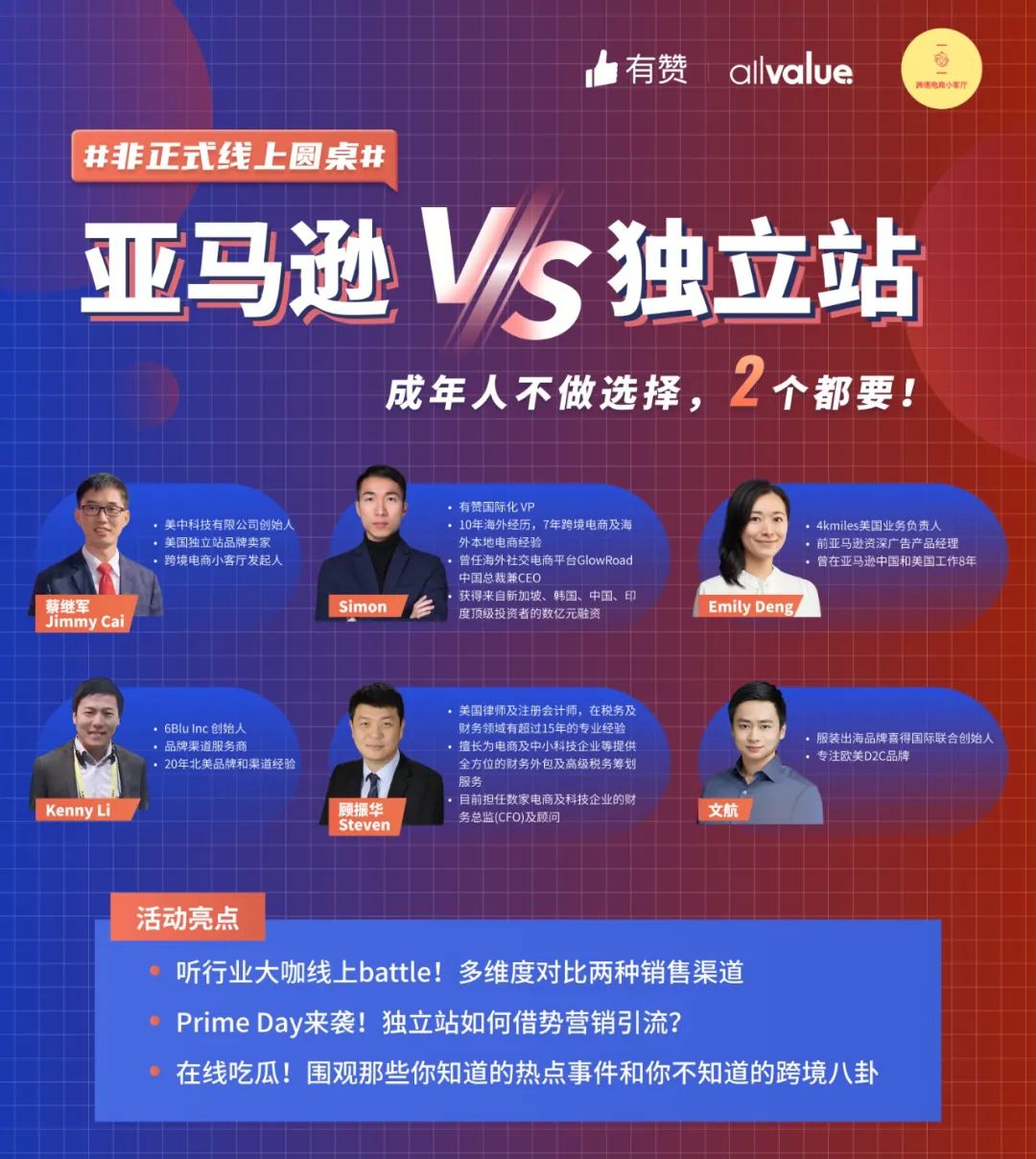 活動回顧 | 亞馬遜VS獨立站，成年人應(yīng)該怎么選？